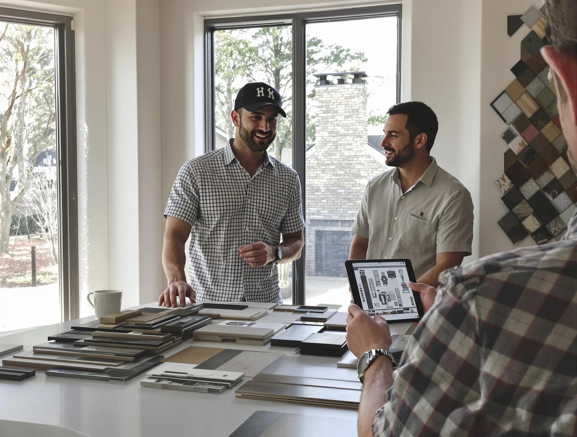 Moore Chimney Sweep remodeling a chimney and fireplace in Moore, OK
