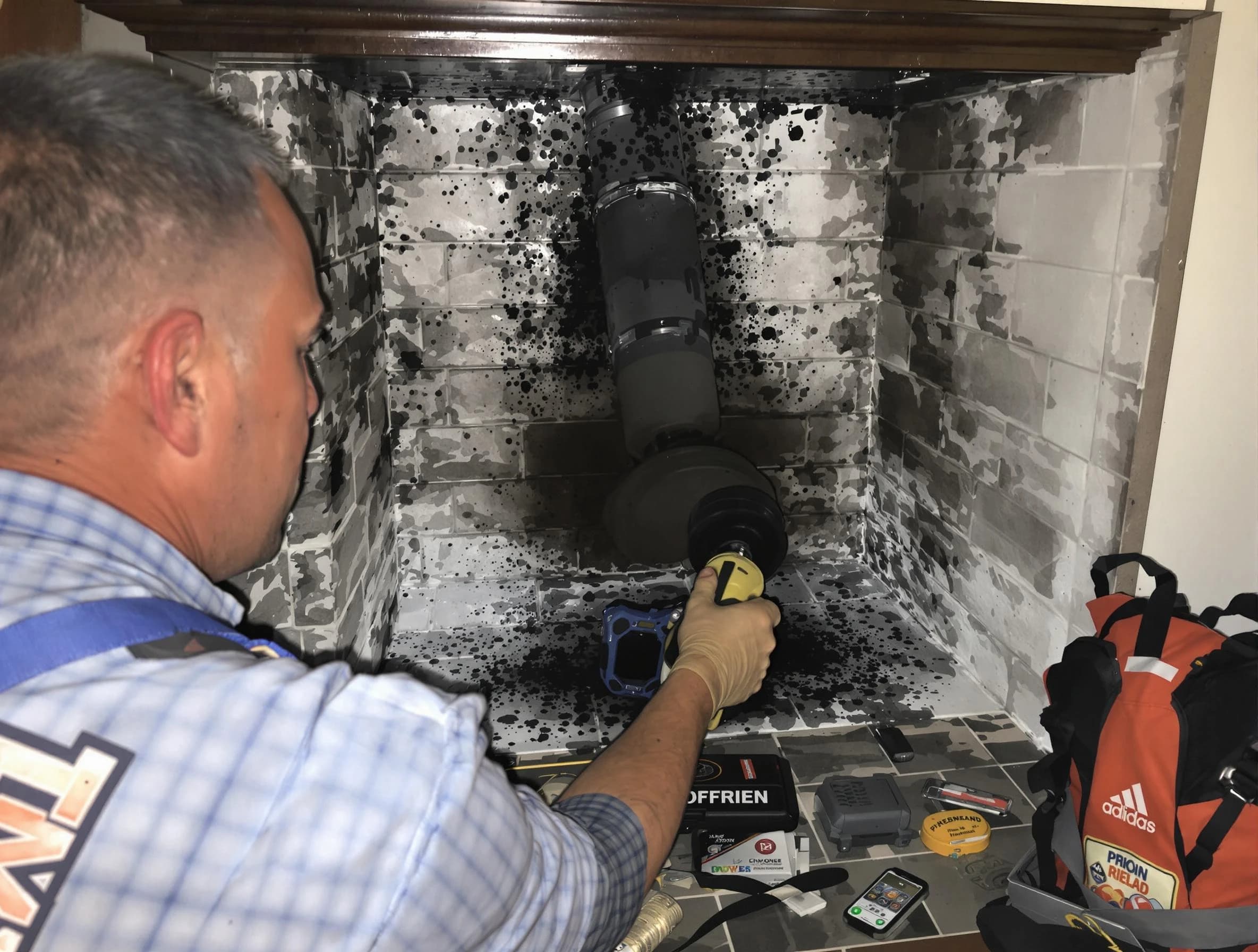 Creosote removal service by Moore Chimney Sweep in Moore, OK