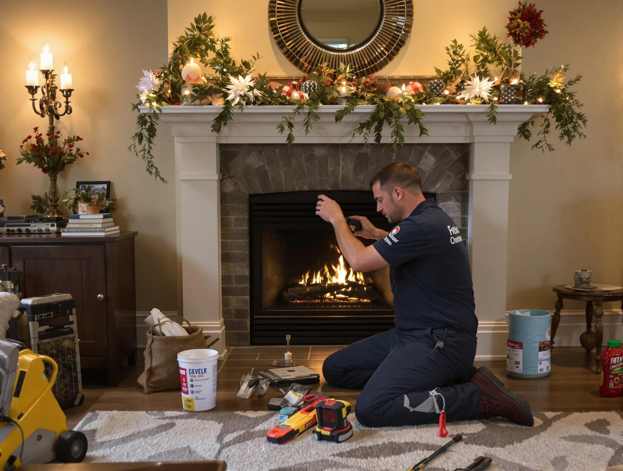 Moore Chimney Sweep offering fireplace maintenance services in Moore, OK