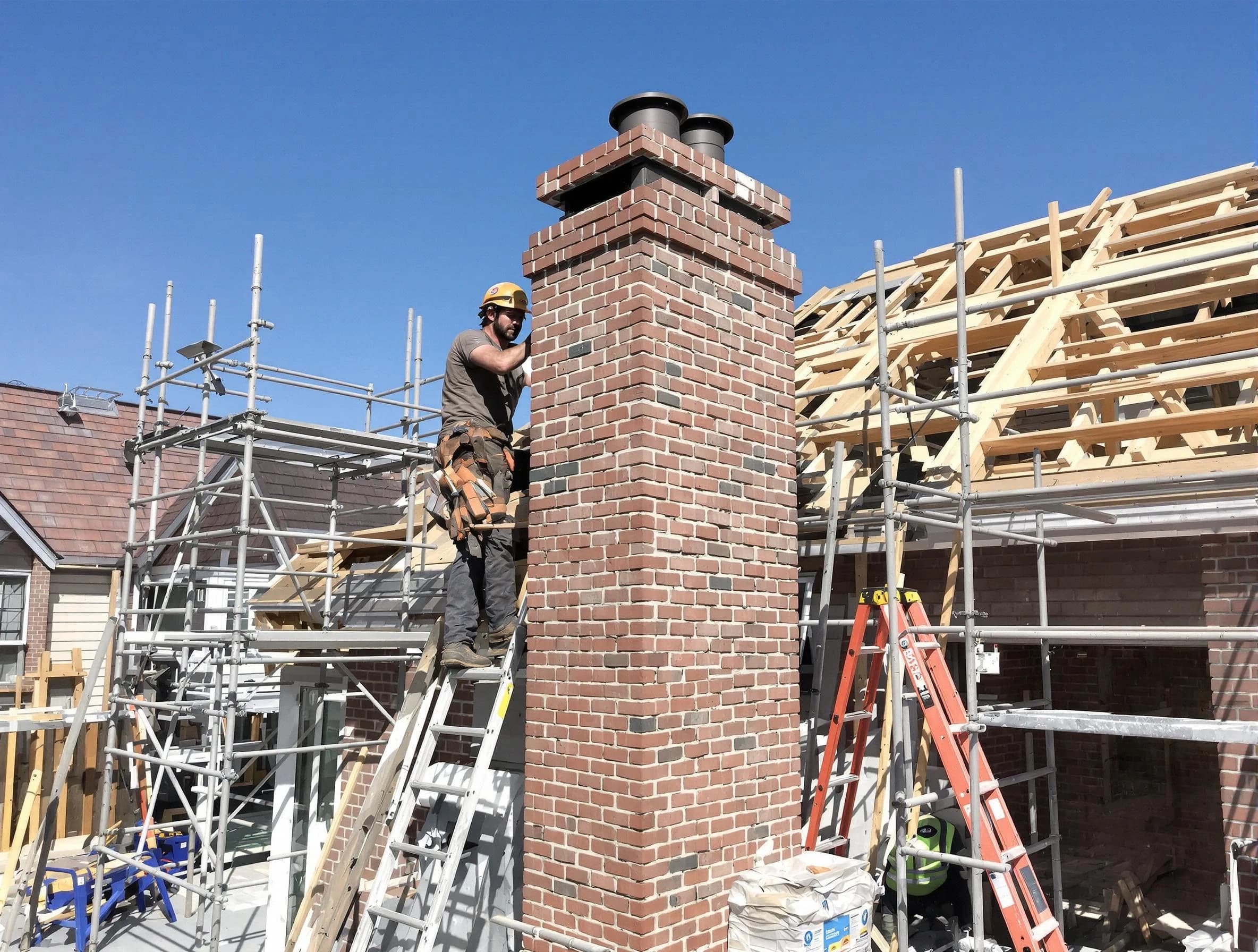 New chimney installation completed by Moore Chimney Sweep in Moore, OK
