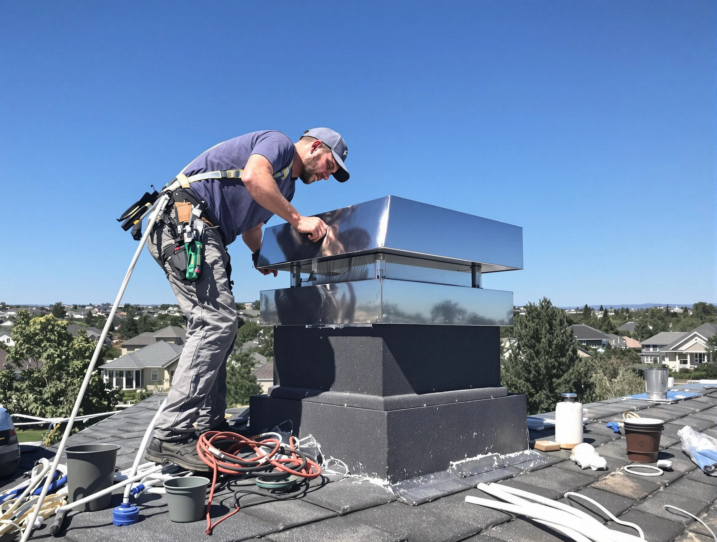 Chimney Cap Services in Moore