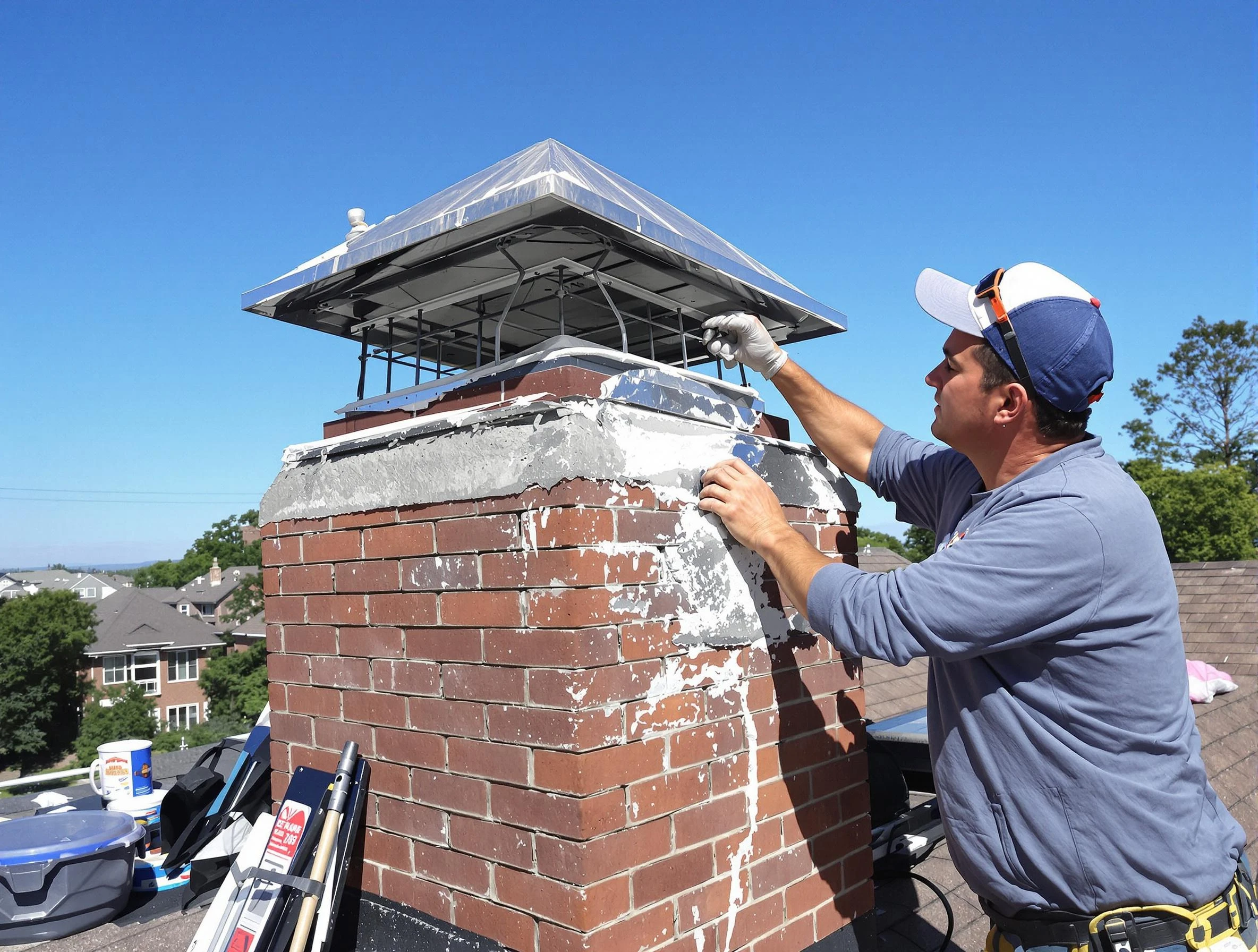 Chimney Crown Services in Moore
